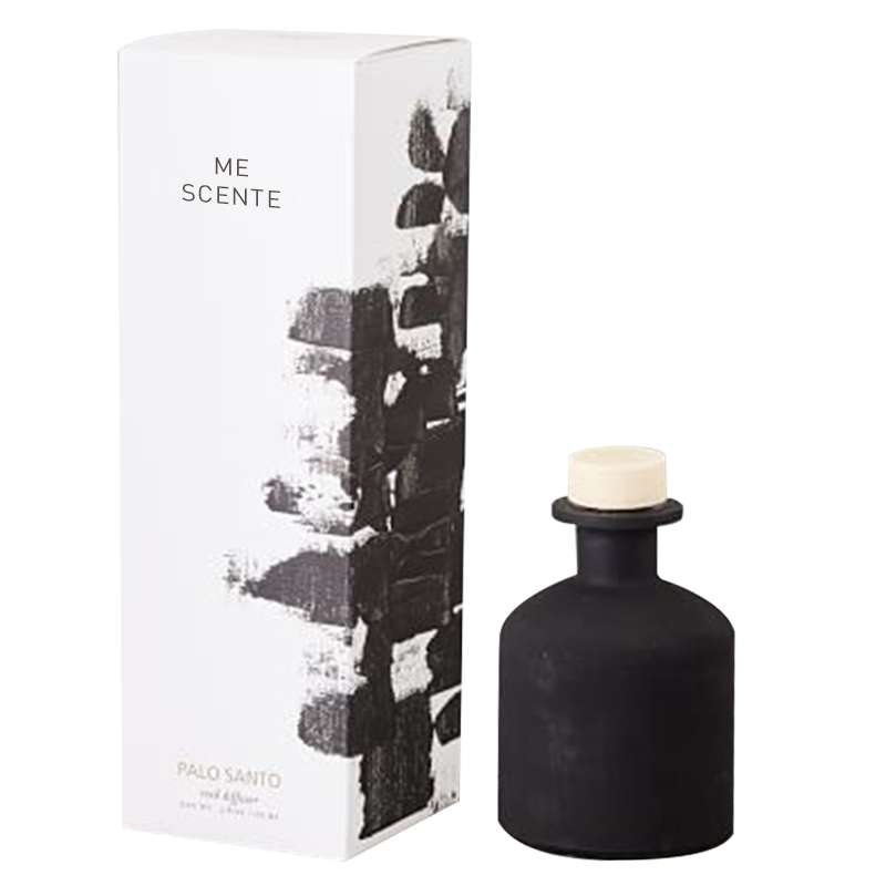 Mescente Luxury 180ml Customised Glass Bottle Essential Oil Reed Diffuser For Hotels