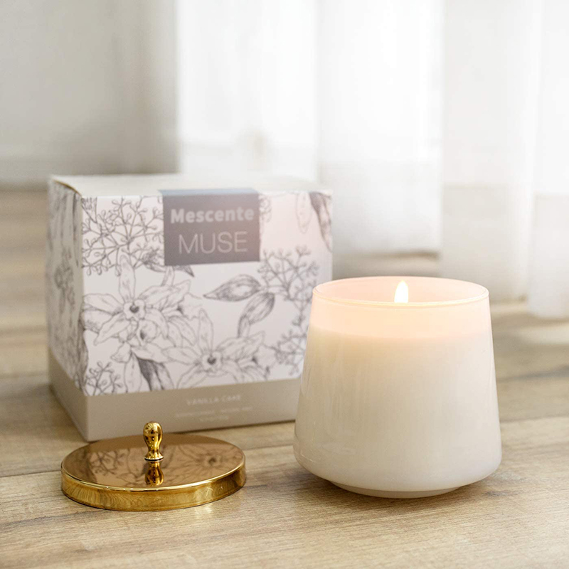 M&Scent 100% Natural Aromatherapy Book Scented Soy Candle for Home, Big Jars Candles Scented