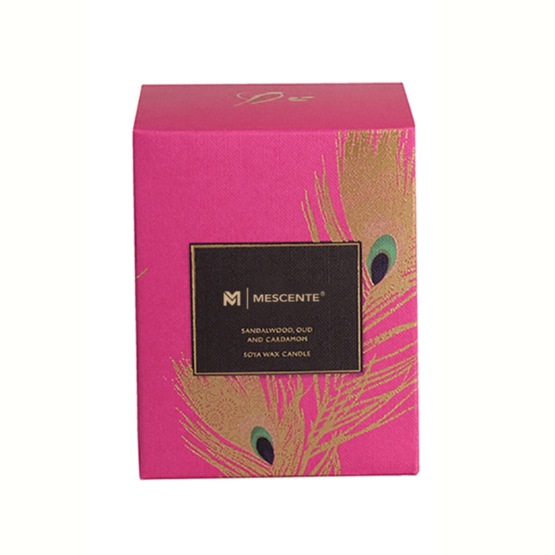 Private Label Personalised Black Wood Wick Candles Scented Luxury With Crystals