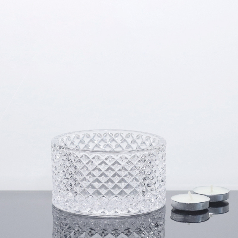 M&Scent Large 3 Wick Pink Candle Jars With Lids In Bulk, Ceramic Candle Jar For Candle Making