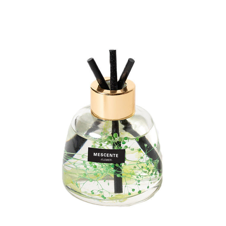 Mini White Bottle Flower Perfume Aroma Reed Diffuser Oil, Fragrance Thailand Reed Diffuser Gift Set