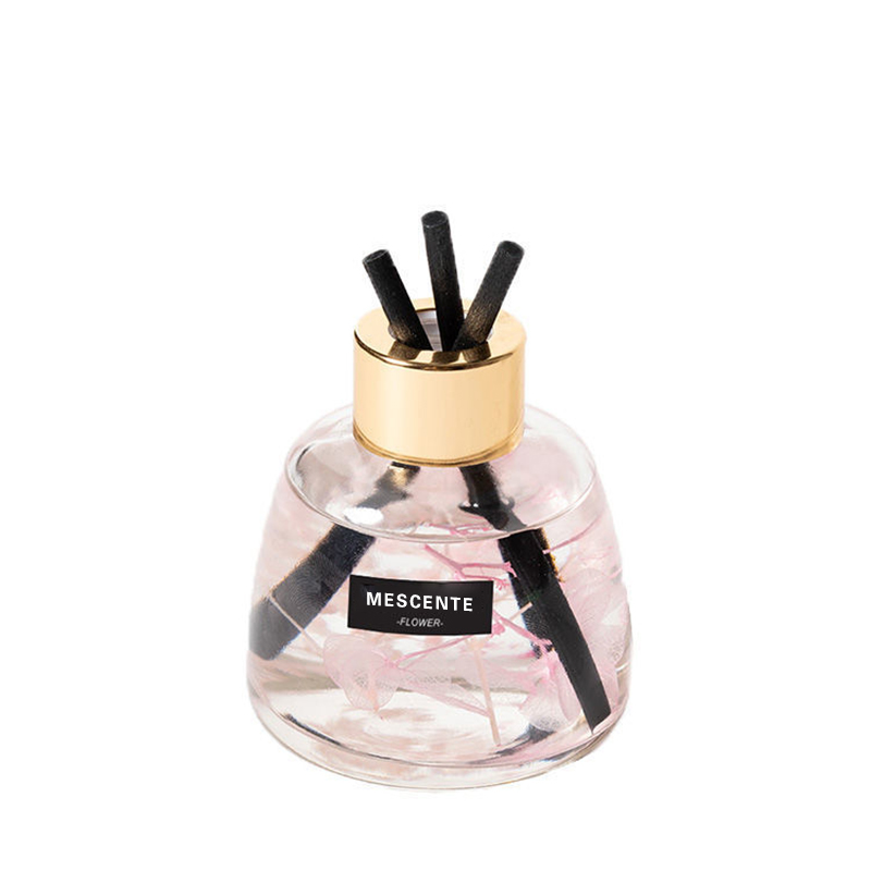 Mini White Bottle Flower Perfume Aroma Reed Diffuser Oil, Fragrance Thailand Reed Diffuser Gift Set