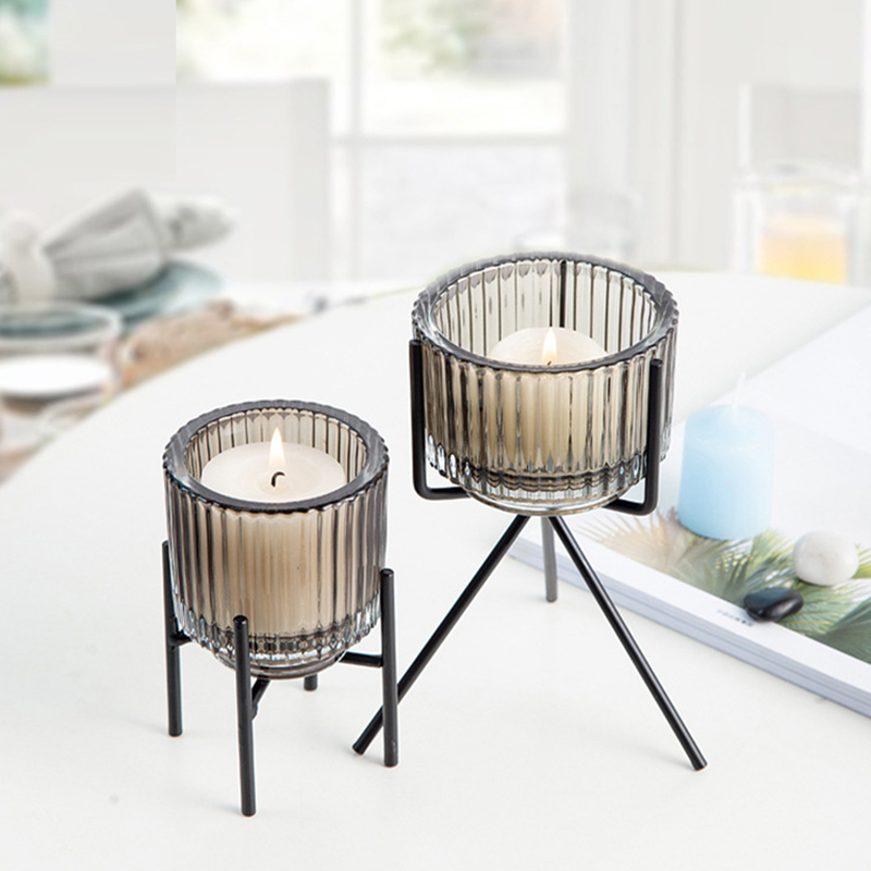 M&Scent Luxury Decor Glass Crystal Candle Holder, Candle Holders in Bulk