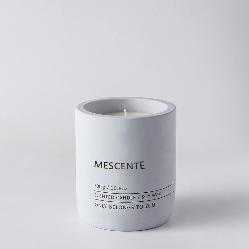 M&Scent Customized Decorative Luxury Massage Private Label Crystal Ceramic Woodwick Scented Soy Wax Candle