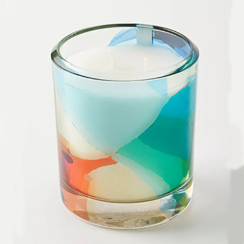 M&Scent Wholesale Luxury Custom Decoration Private Label Black Glass Crystal Scented Soy Wax Candles