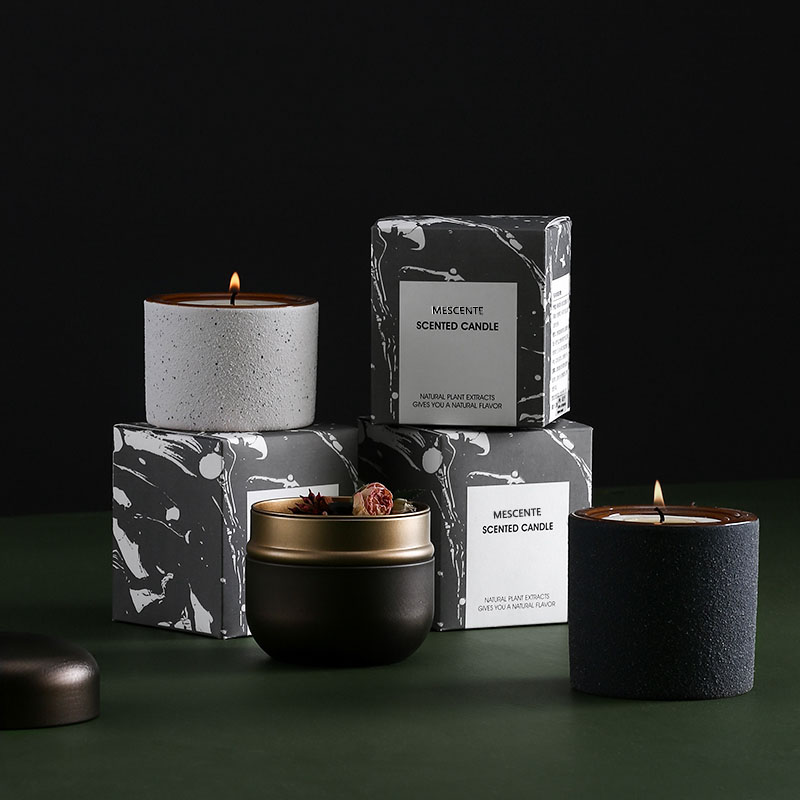 M&Scent Customized Decorative Luxury Private Label Woodwick Scented Soy Wax Candle