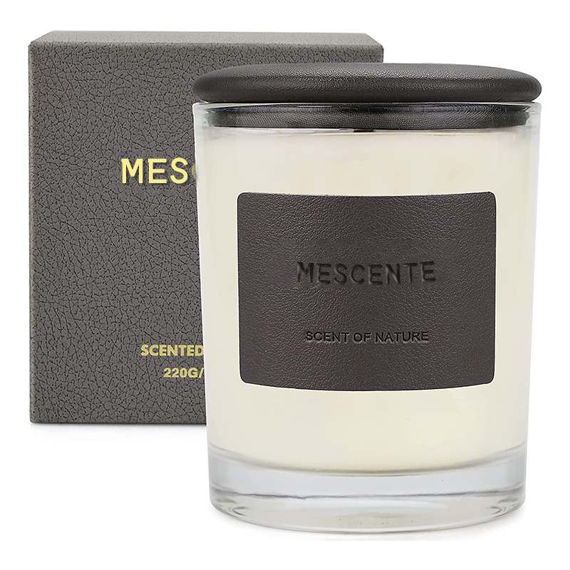 M&Scent Wholesale Beautiful Recycled Glass Jars Candles In China, Relax Candle