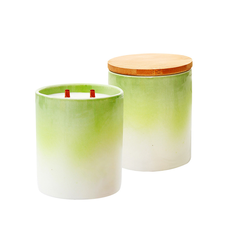 M&Scent Private Label Home Decoration Custom Scented Candles In Ceramic Candle Jars