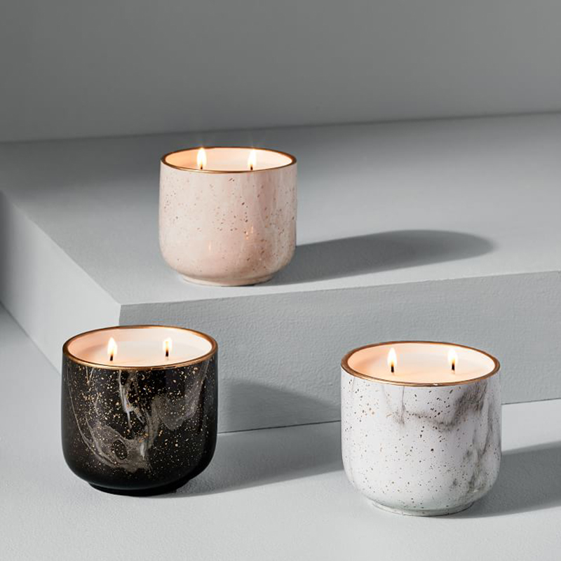 M&Scente Organic Private Label 2 wick Soy Constellations Bath And Bodyworks Coffee Scented Candles Gift Set