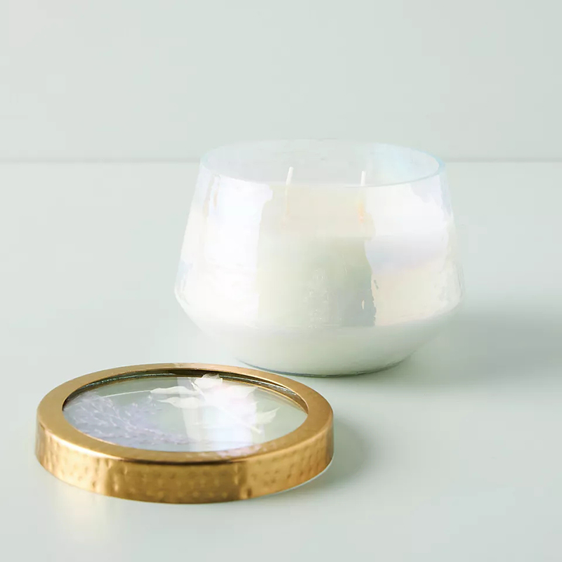 Wholesale Customised Private Label Home Decoration Clear Glass Strong Scented Candles