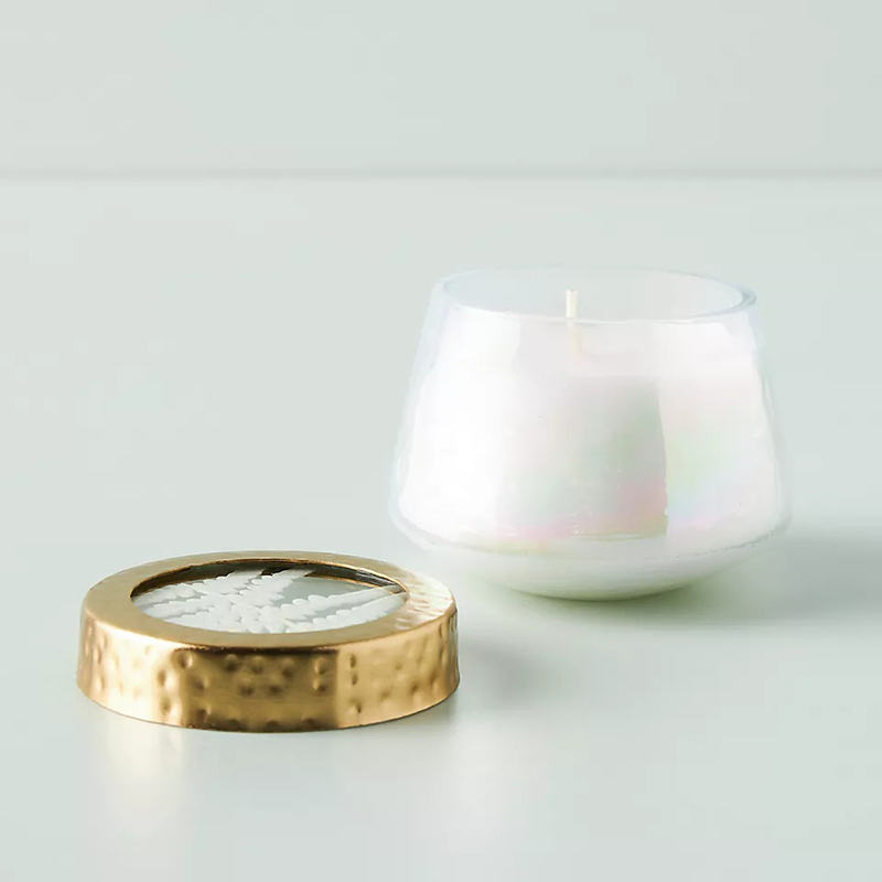 Wholesale Customised Private Label Home Decoration Clear Glass Strong Scented Candles
