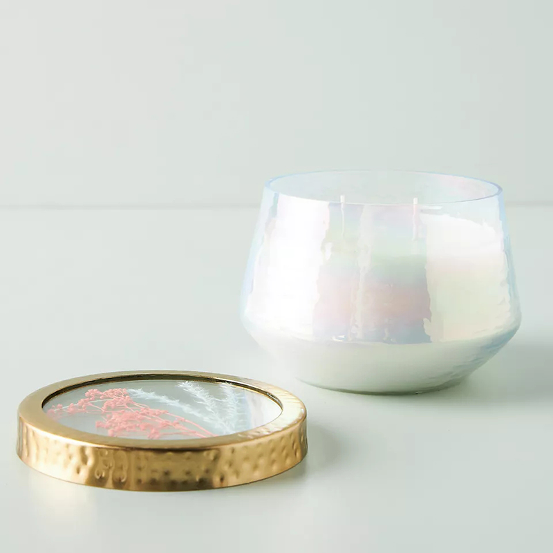 Wholesale Customised Private Label Home Decoration Clear Glass Strong Scented Candles