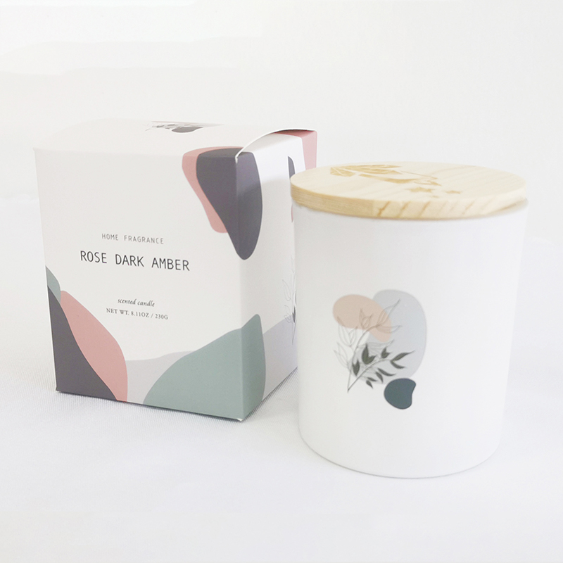 M&Scent Multiple High Quality 100% Natural Aroma Scented Soy Candles in Glass Jar With Lid
