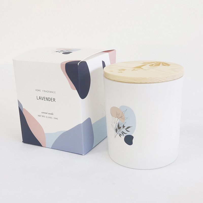M&Scent Multiple High Quality 100% Natural Aroma Scented Soy Candles in Glass Jar With Lid