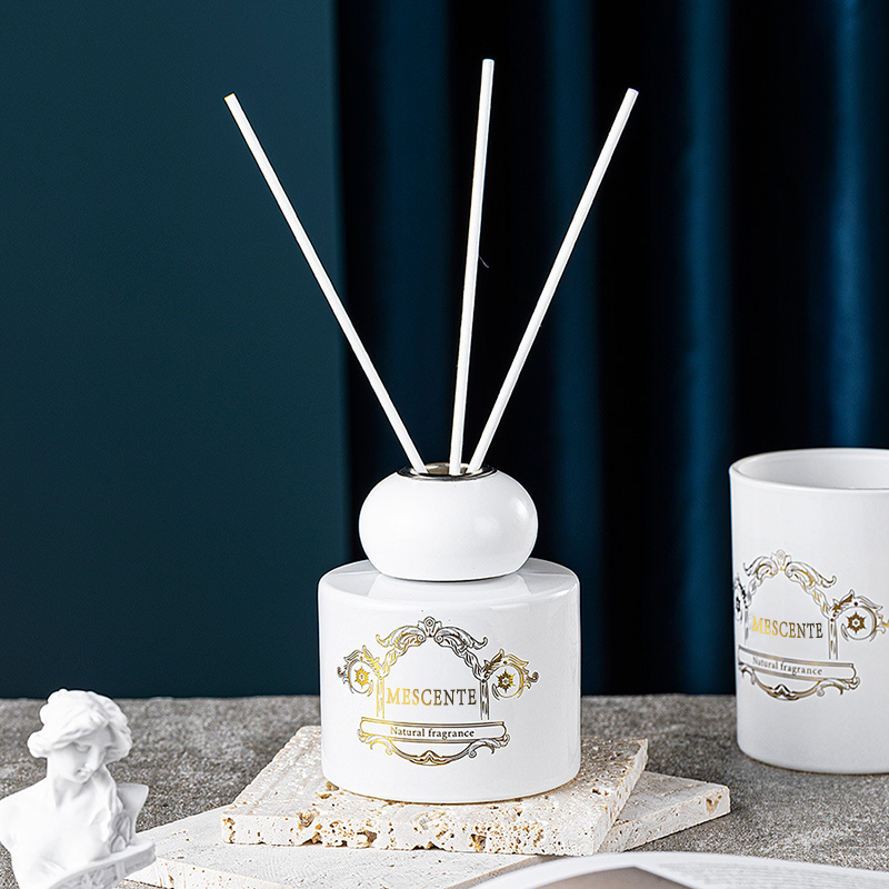M&Scent luxury private label candle aroma scented candle reed diffuser with box packaging