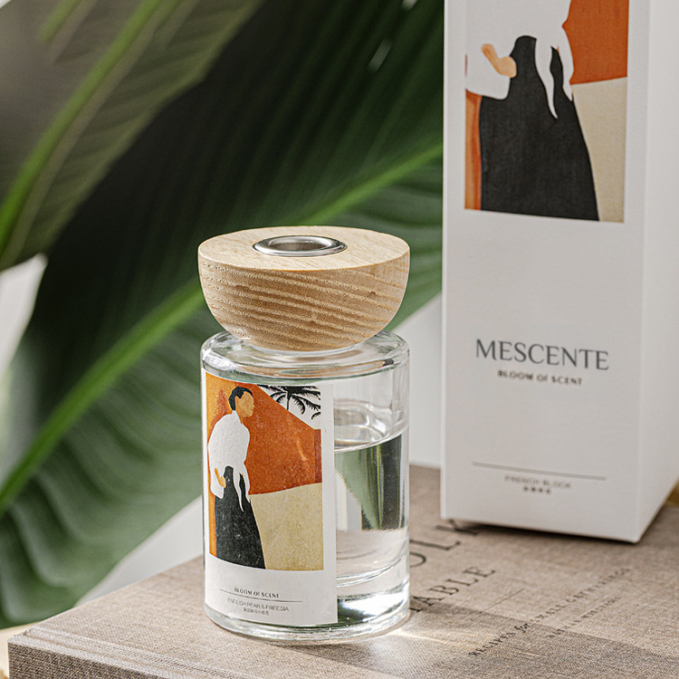 M&Scent wholesale private label glass bottle stick reed diffuser sets with stopper