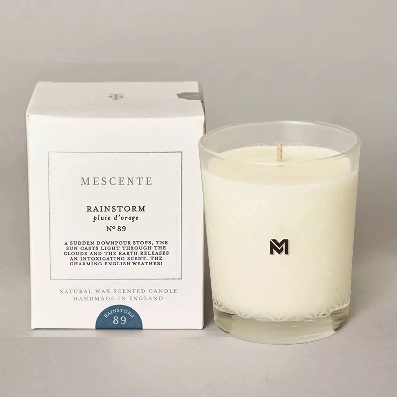 M&Scent Wholesale New Luxury Custom Private Label Christmas Crystal Jars Kerzen Scented Soy Candle With Lid