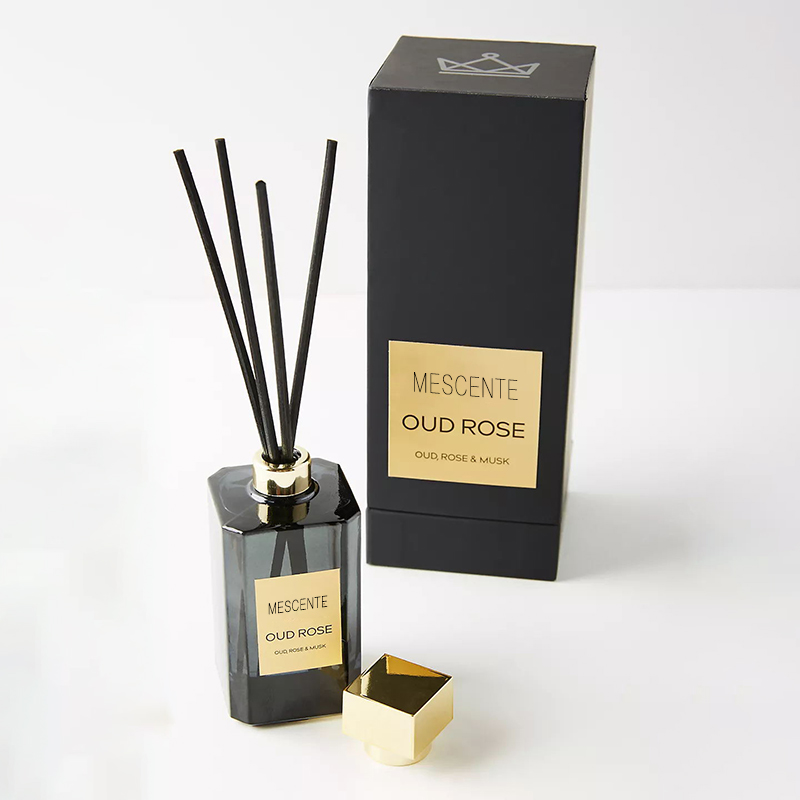 Travertine Decorative Big Bottles Porcelaine White Label Thailand Fragance Reed Diffusers Vessel