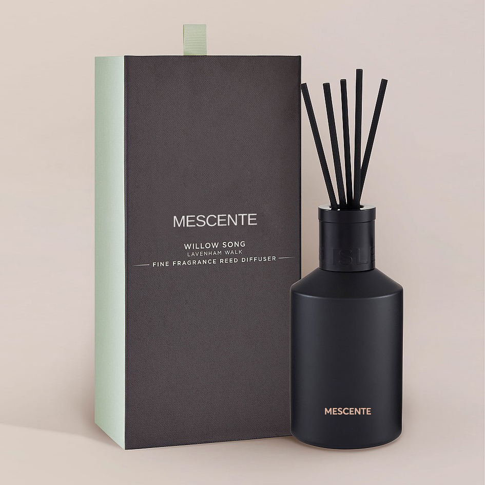 Decoration Oem Printed Box 20ml Square Ceramic Vranjes Wooden Cap House Perfume Aroma  Reed Diffuser Oil