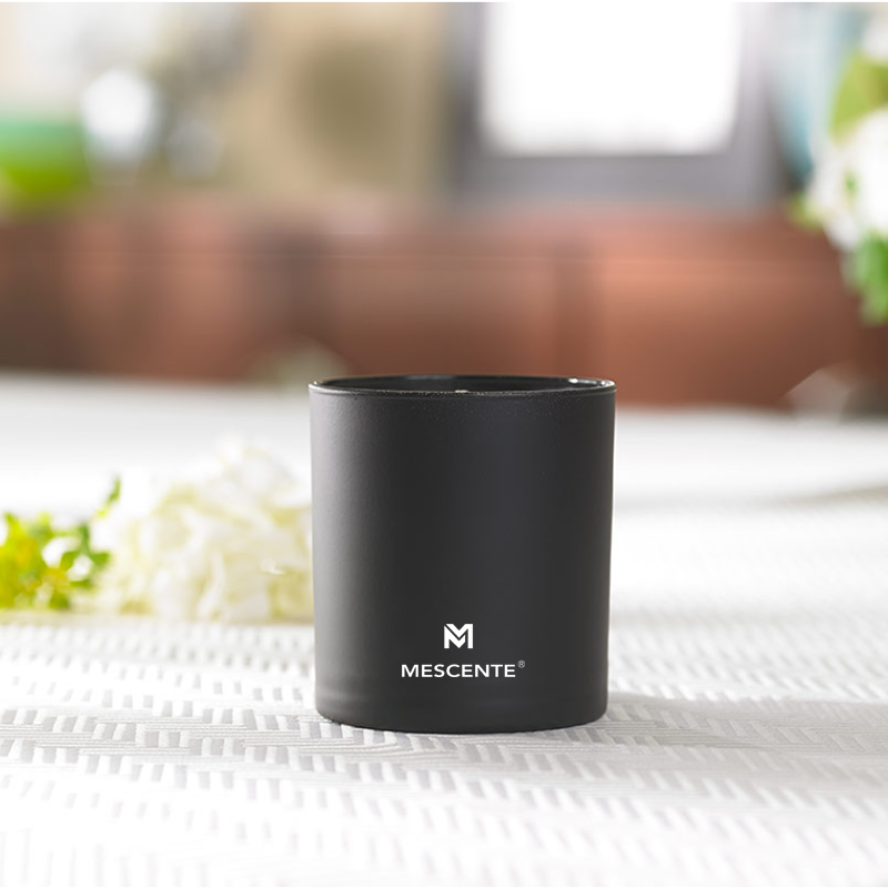M&Scent Wholesal Luxury Private Label Chrome Male Aromatherapy Candles 22 Oz With Crystals Inside