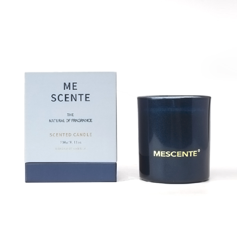M&Scent Private Label Christmas Black Candle Jars Aromatherapy Scented Candles Scents