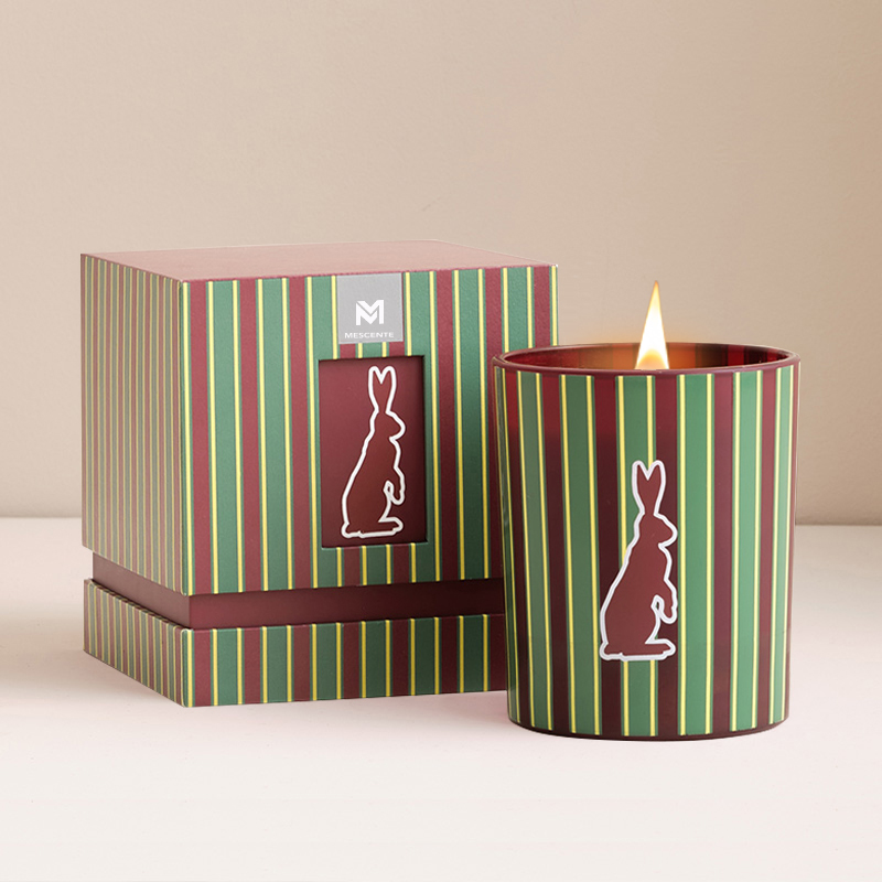 M&Scent wholesale custom luxury home fragrance glass jars scented soy wax candles