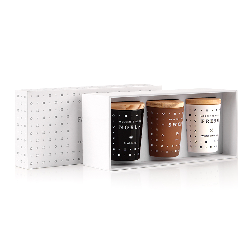 M23352 3 Pack Household Soy Wax Aromatherapy Scented candle set