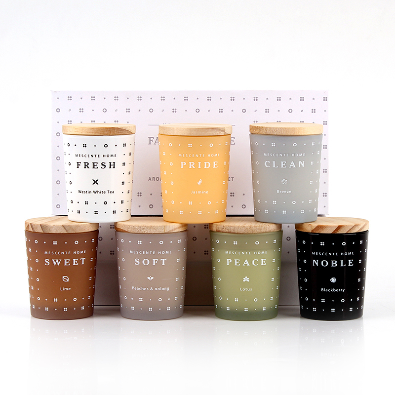 M23352 3 Pack Household Soy Wax Aromatherapy Scented candle set