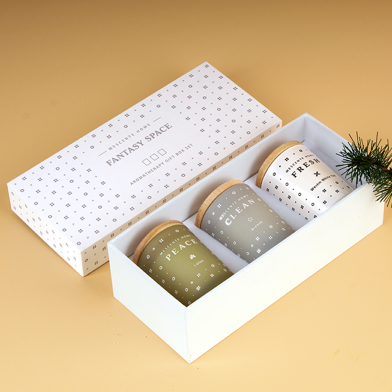 M23352 3 Pack Household Soy Wax Aromatherapy Scented candle set