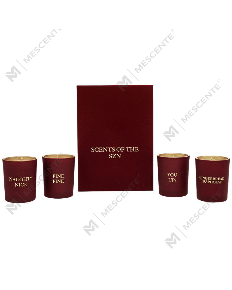 M&Scent luxury private label home decor aroma scented candle gift set of 4