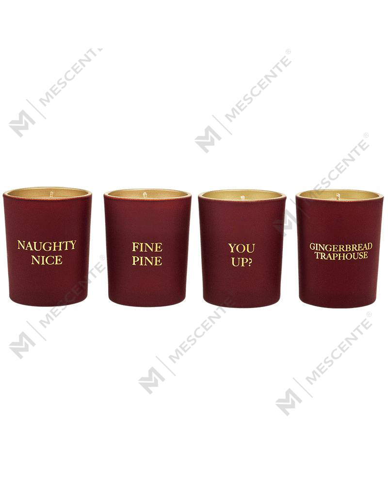 M&Scent luxury private label home decor aroma scented candle gift set of 4