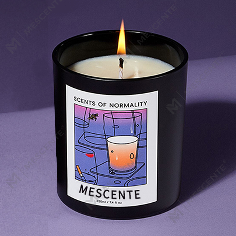 M&Scent Wholesale Luxury Custom Private Label Handmade Christmas Crystal Aroma Scent Soy Wax Candles