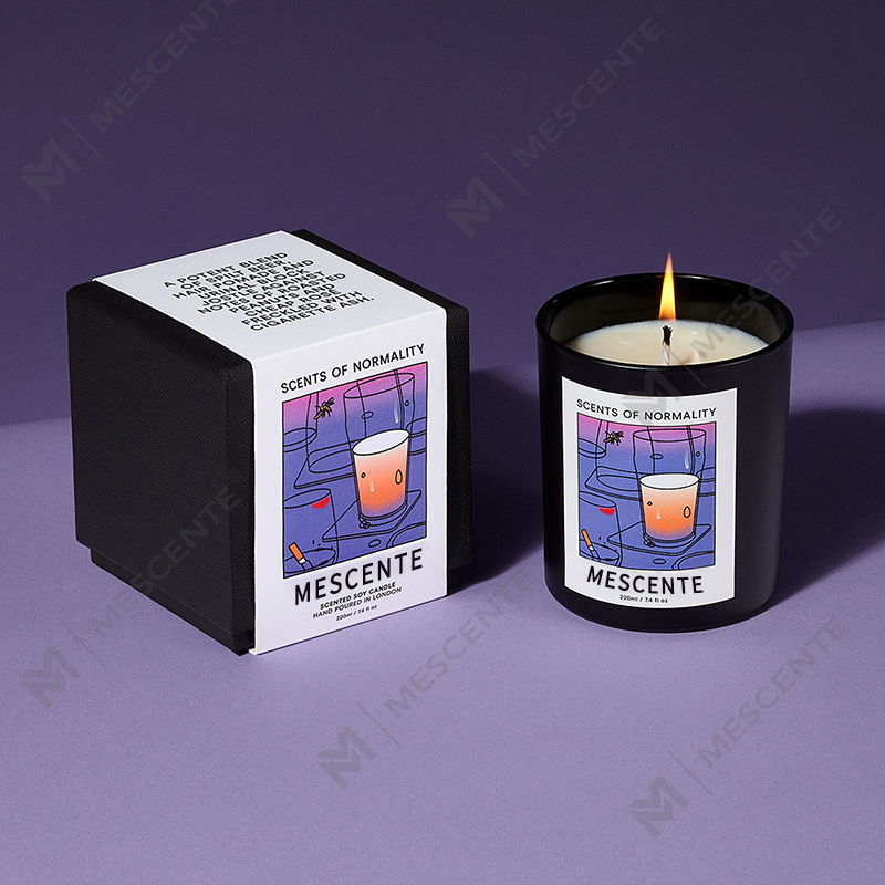 M&Scent Wholesale Luxury Custom Private Label Handmade Christmas Crystal Aroma Scent Soy Wax Candles