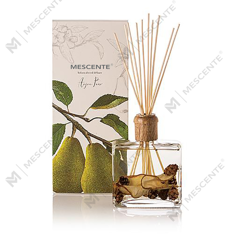 Wholesale High Quality Luxury Custom Private Label Flower Sola Wood Aroma Reed Diffuser With Box