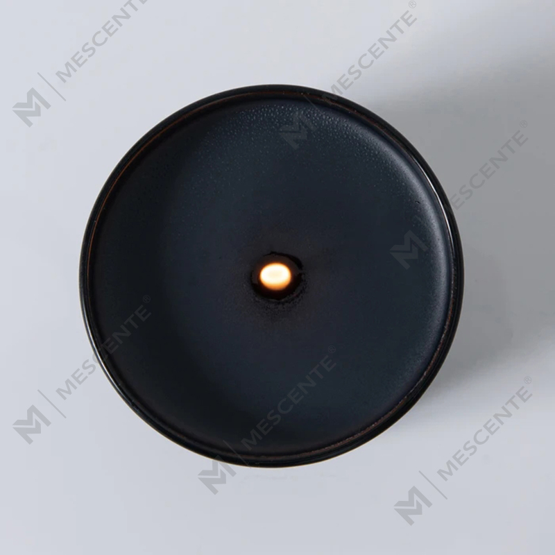 M&Scent Wholesale Luxury Black Unique Jars Wedding Decorative Scented Soy Candles With Crystals