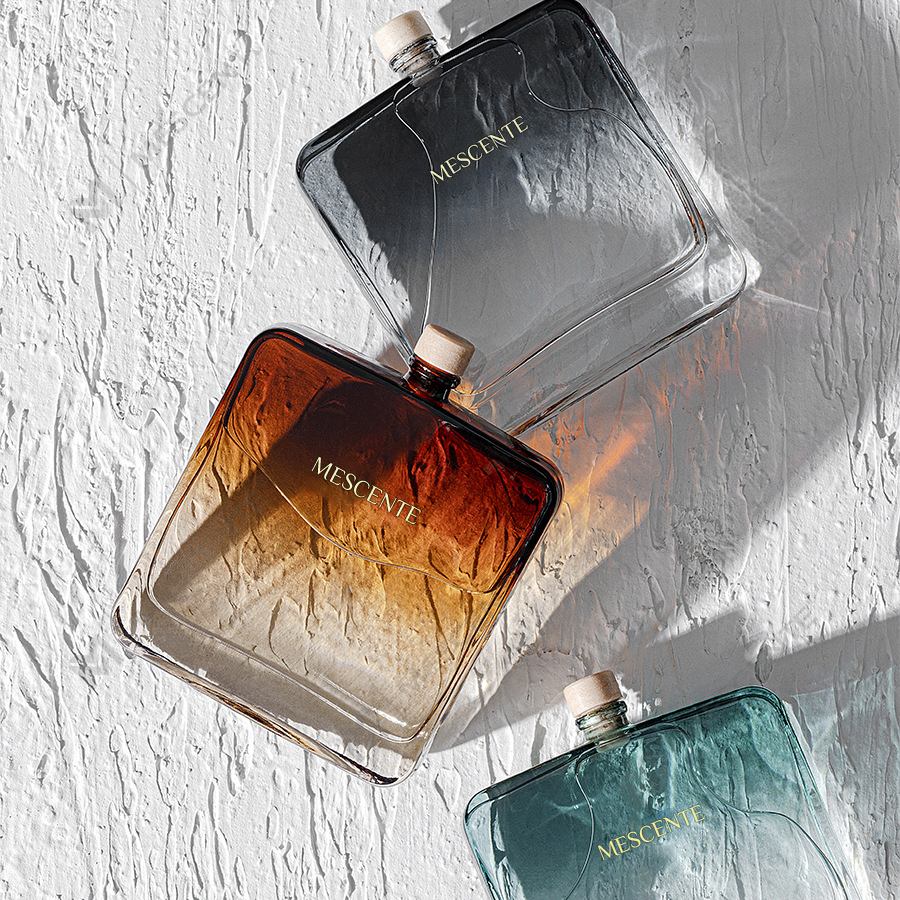 Brown 3 In One Nordic Heart Vanilla Reed Diffuser Home Fragrance Triangle Turkish Child Proof