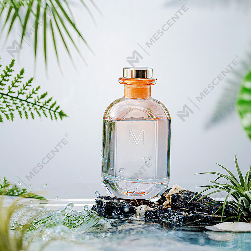 Wholesale Hotel Big Porcelaine Flower Luxury Porcelain Tatakan Untuk Rattan Reed Diffuser With Sticks