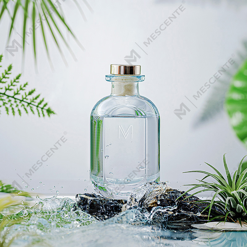 Wholesale Hotel Big Porcelaine Flower Luxury Porcelain Tatakan Untuk Rattan Reed Diffuser With Sticks