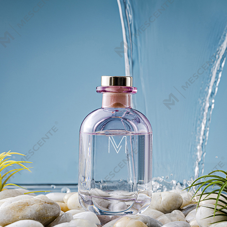 Wholesale Hotel Big Porcelaine Flower Luxury Porcelain Tatakan Untuk Rattan Reed Diffuser With Sticks