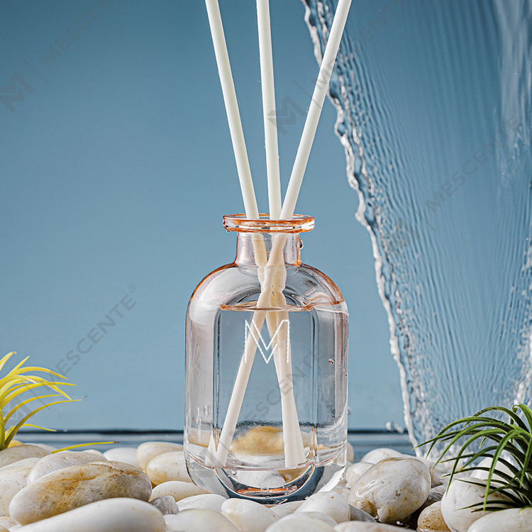 Wholesale Hotel Big Porcelaine Flower Luxury Porcelain Tatakan Untuk Rattan Reed Diffuser With Sticks