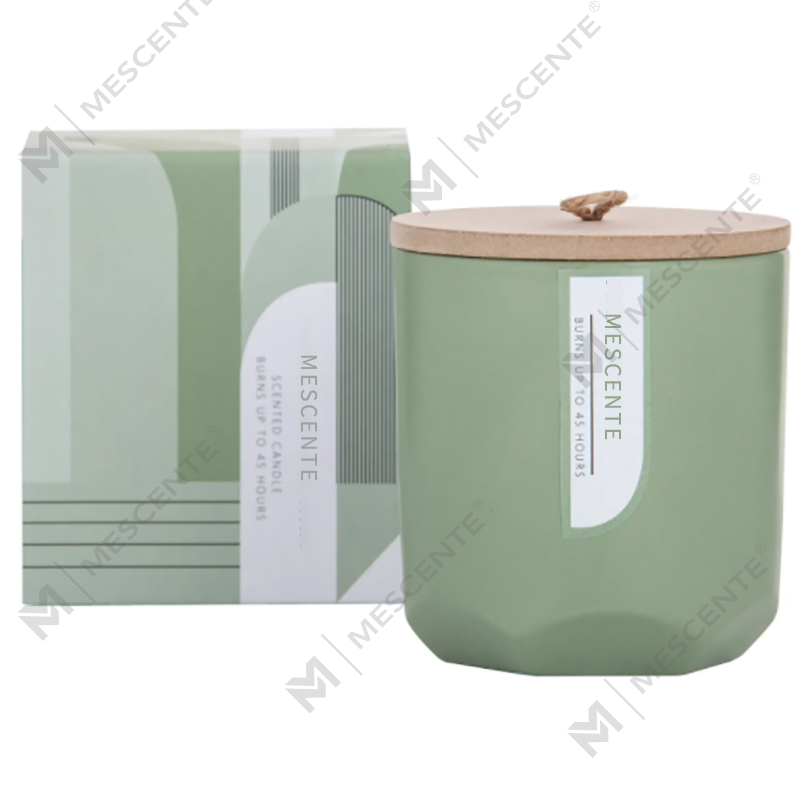 M&Scent Custom Luxury Create Your Own Wooden Wick Scented Soy Candle Manufacturer in Glass Jar