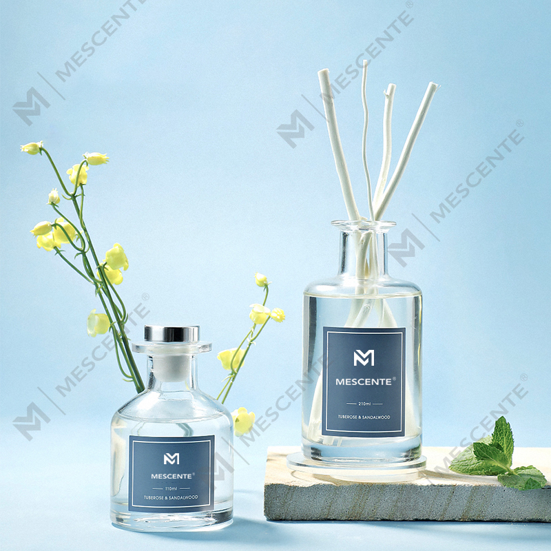 M&Scent Wholesale Luxury Glass Bottle 2025 New Arrival Latest Design Reed Diffuser