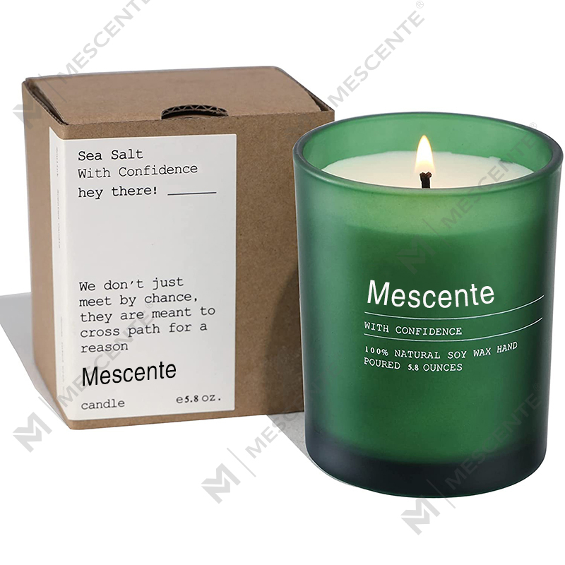 M&Scent Custom Wedding Decoration Jar Jasmine & Ylang Ylang Scented Candles with Labels in Bulk