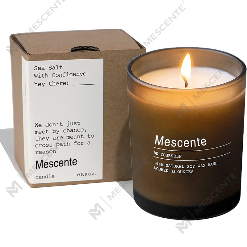 M&Scent Custom Wedding Decoration Jar Jasmine & Ylang Ylang Scented Candles with Labels in Bulk