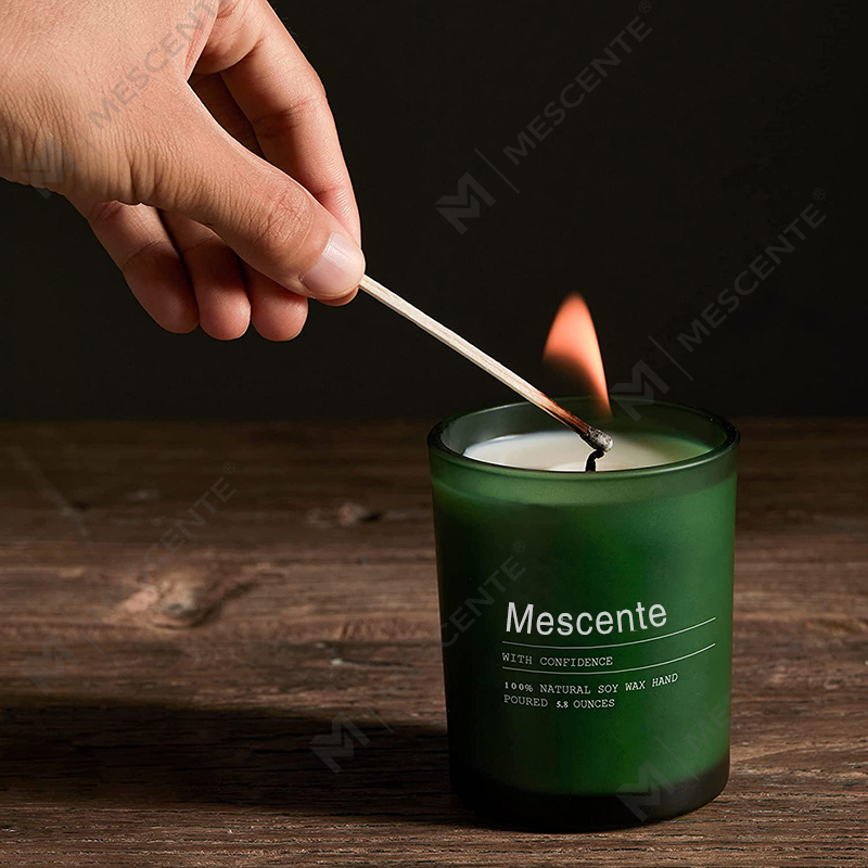 M&Scent Custom Wedding Decoration Jar Jasmine & Ylang Ylang Scented Candles with Labels in Bulk