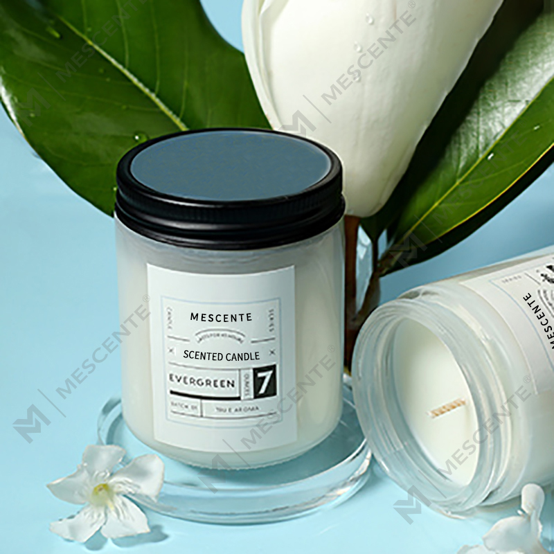 M&Scent custom private label luxury scented soy wax candles with lid