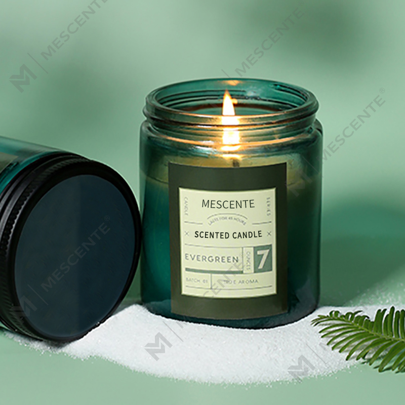 M&Scent custom private label luxury scented soy wax candles with lid