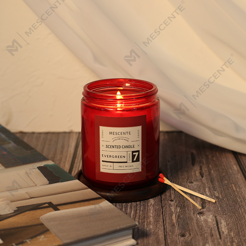 M&Scent custom private label luxury scented soy wax candles with lid