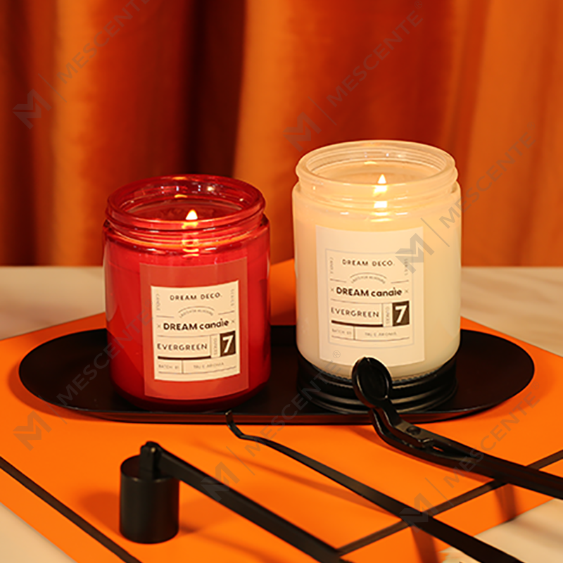 M&Scent custom private label luxury scented soy wax candles with lid