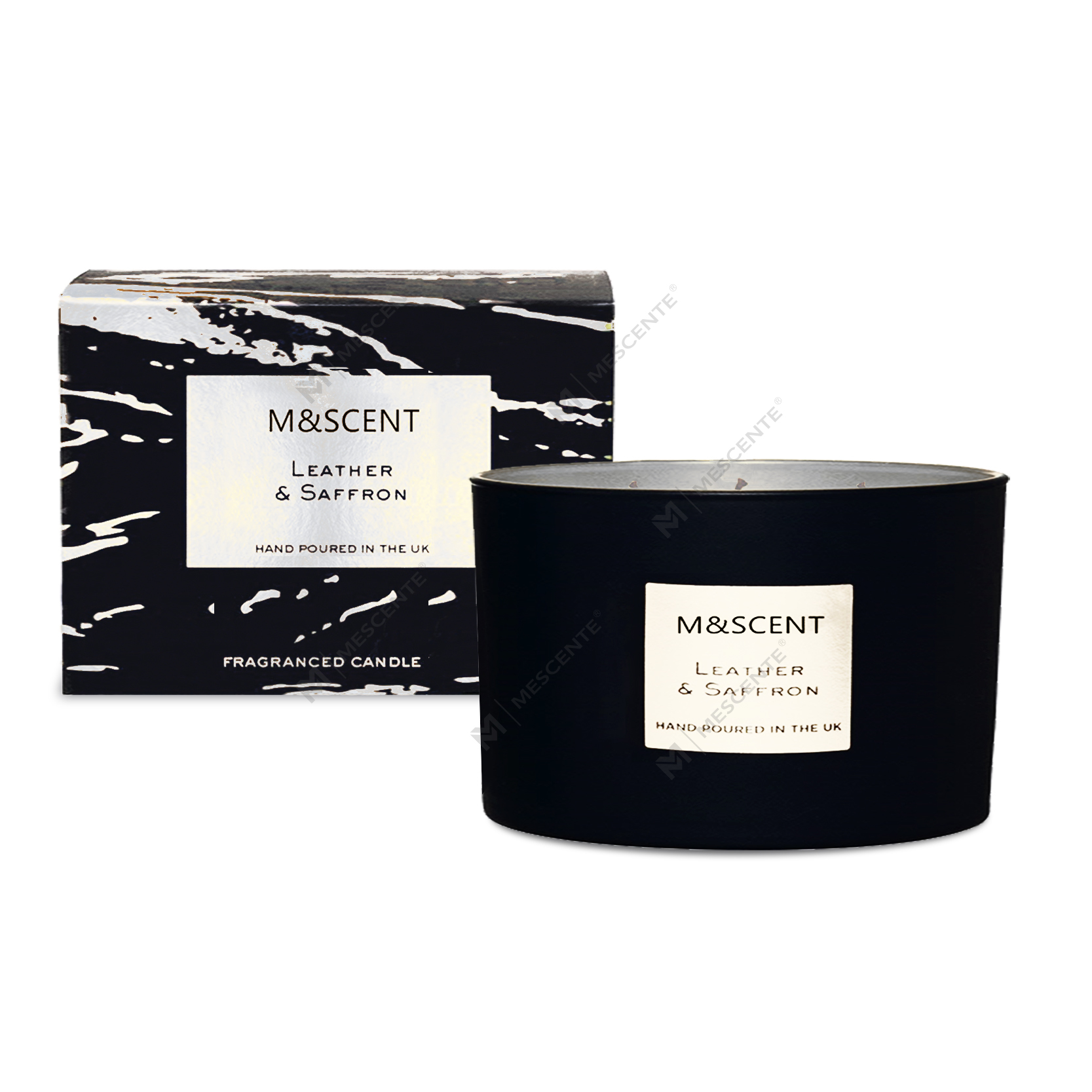 M&Scent wholesale decorative aromatherapy 3 wick scented coconut palm candle gift set